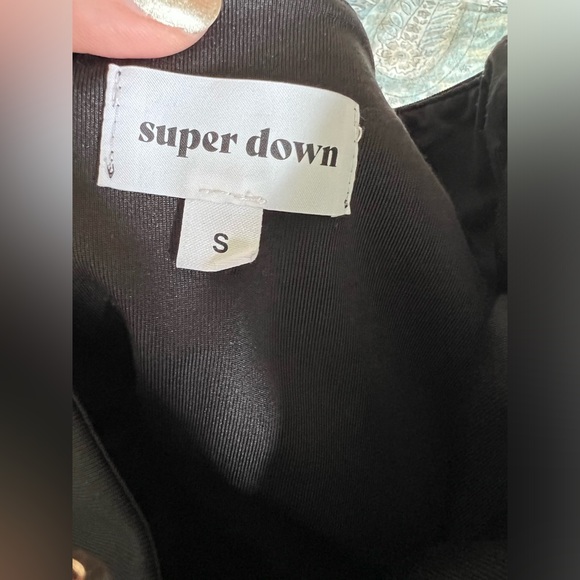 Superdown Christine Strapless Black Dress Size Small - Picture 5 of 5